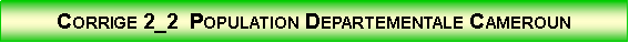 Zone de Texte: Corrige 2_2  Population Departementale Cameroun