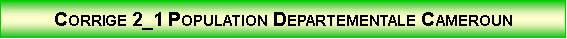 Zone de Texte: Corrige 2_1 Population Departementale Cameroun